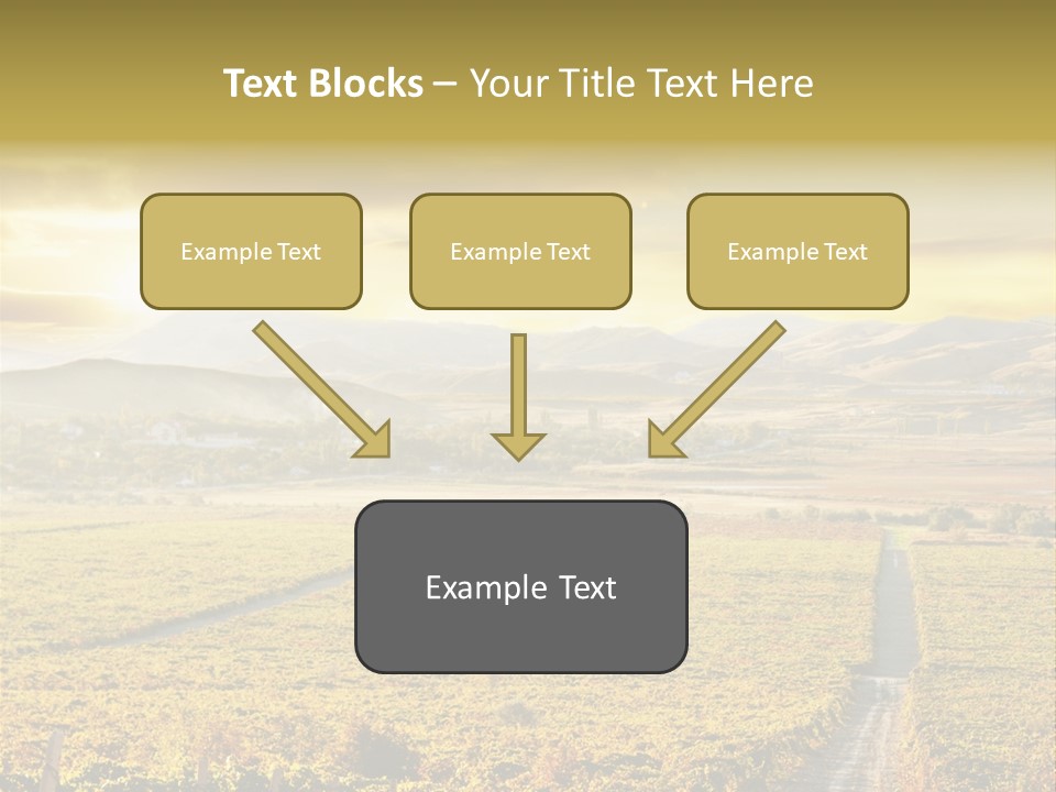 Pastoral Rural Fruit PowerPoint Template