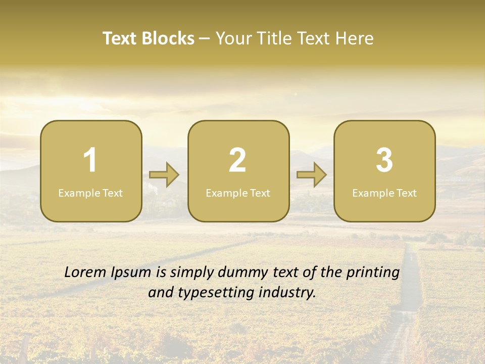 Pastoral Rural Fruit PowerPoint Template