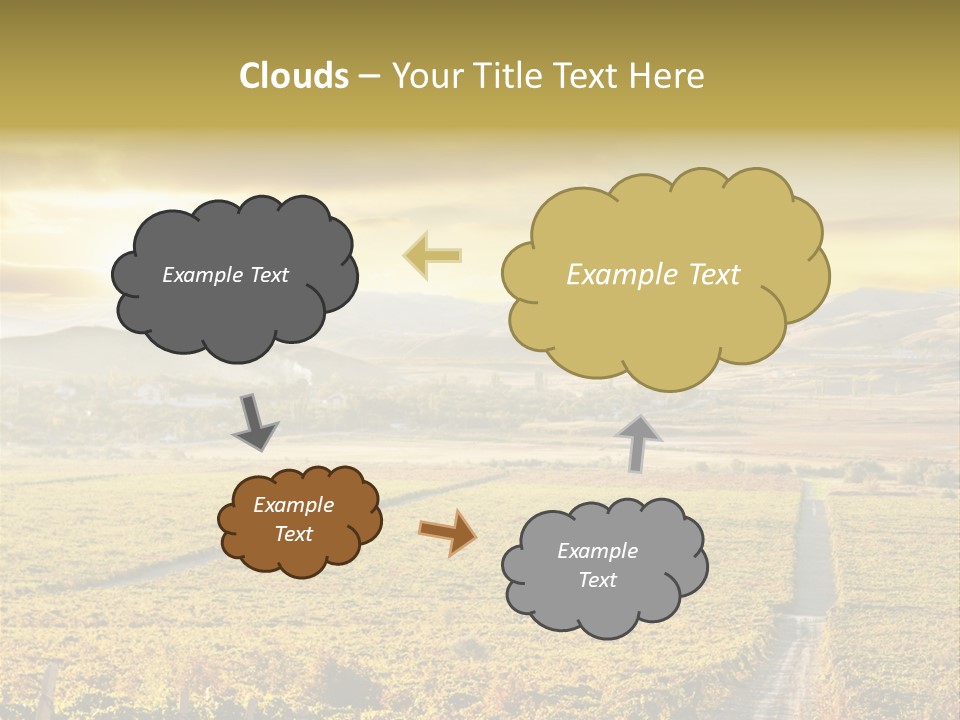 Pastoral Rural Fruit PowerPoint Template