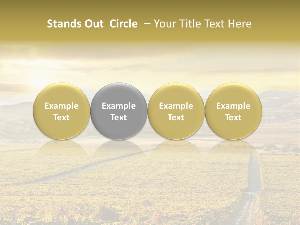 Pastoral Rural Fruit PowerPoint Template