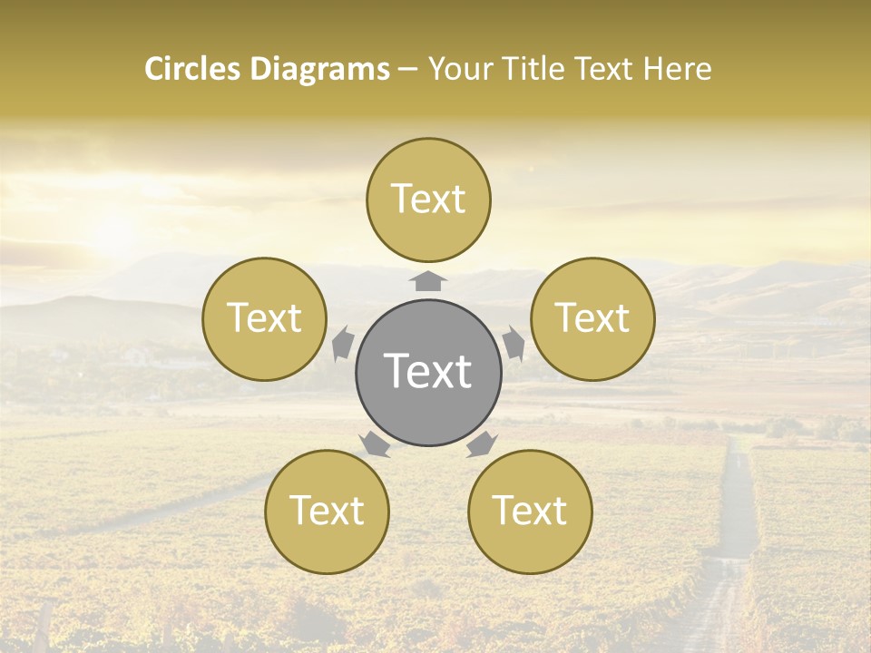 Pastoral Rural Fruit PowerPoint Template