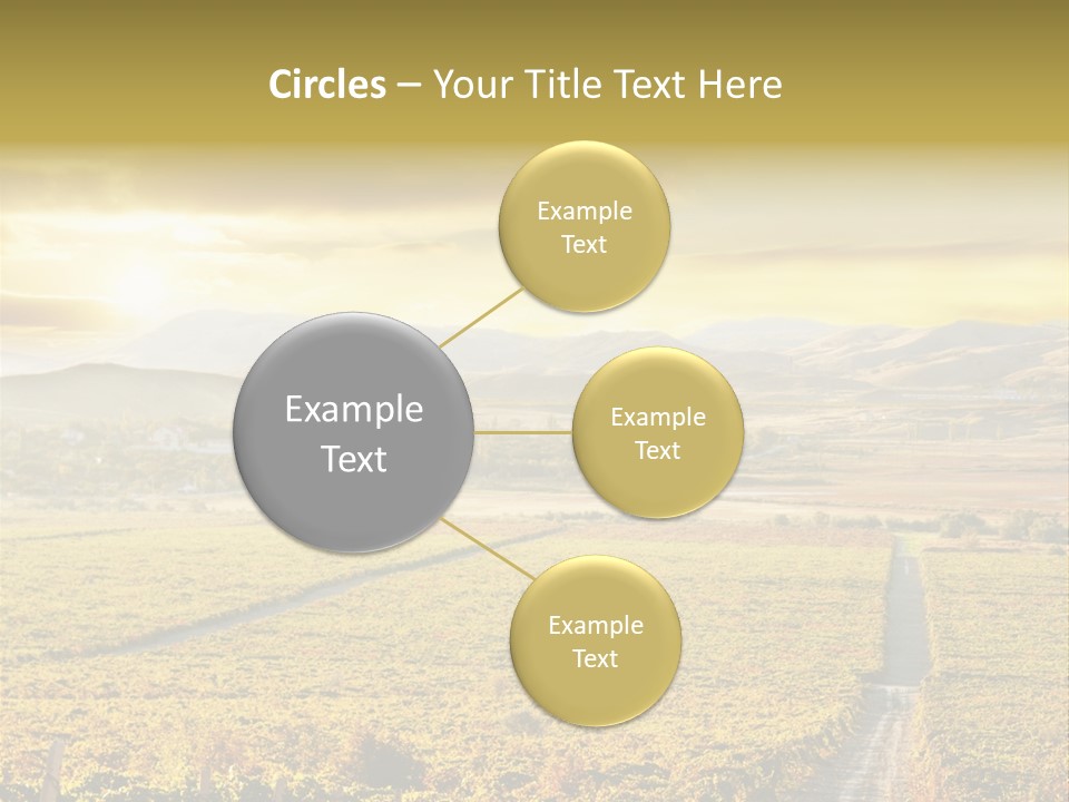 Pastoral Rural Fruit PowerPoint Template