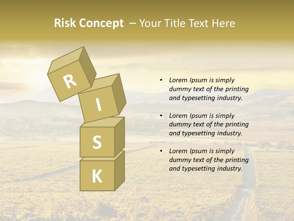 Pastoral Rural Fruit PowerPoint Template