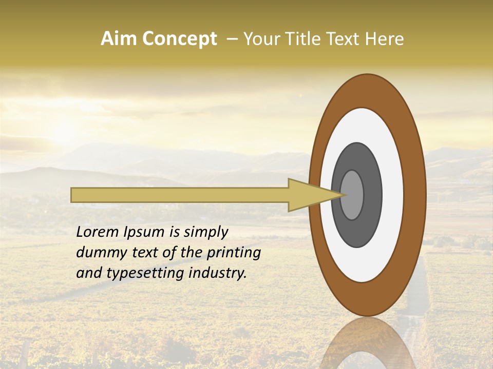 Pastoral Rural Fruit PowerPoint Template