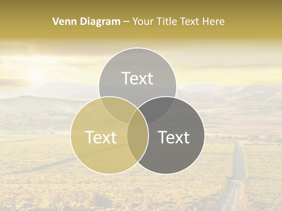 Pastoral Rural Fruit PowerPoint Template