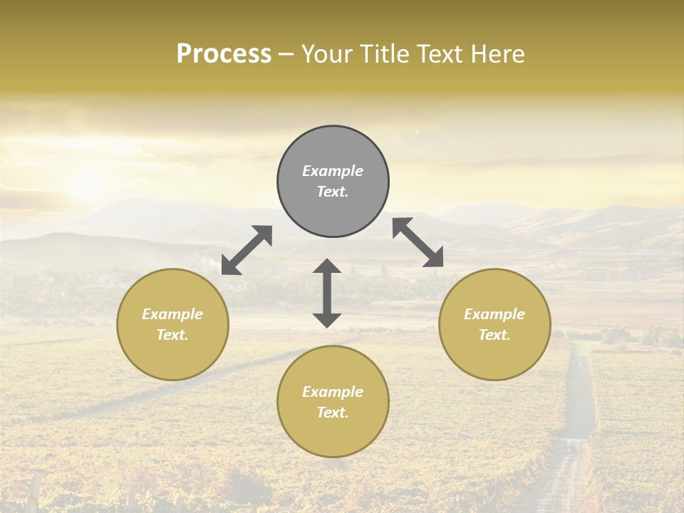 Pastoral Rural Fruit PowerPoint Template