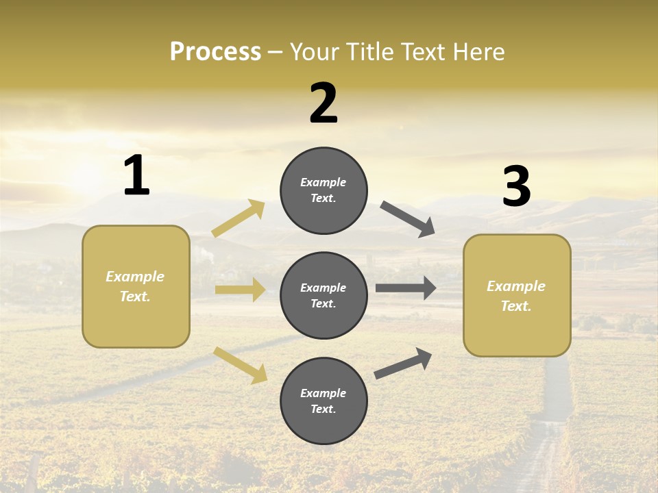 Pastoral Rural Fruit PowerPoint Template