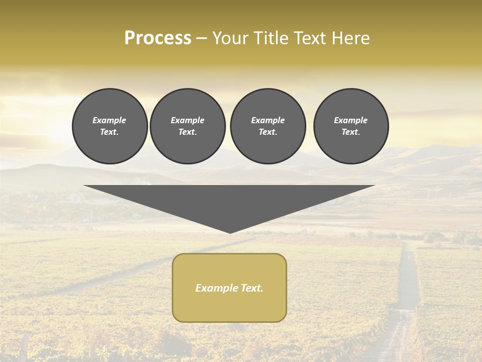 Pastoral Rural Fruit PowerPoint Template