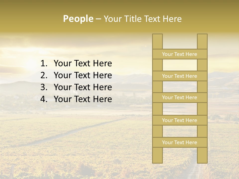 Pastoral Rural Fruit PowerPoint Template