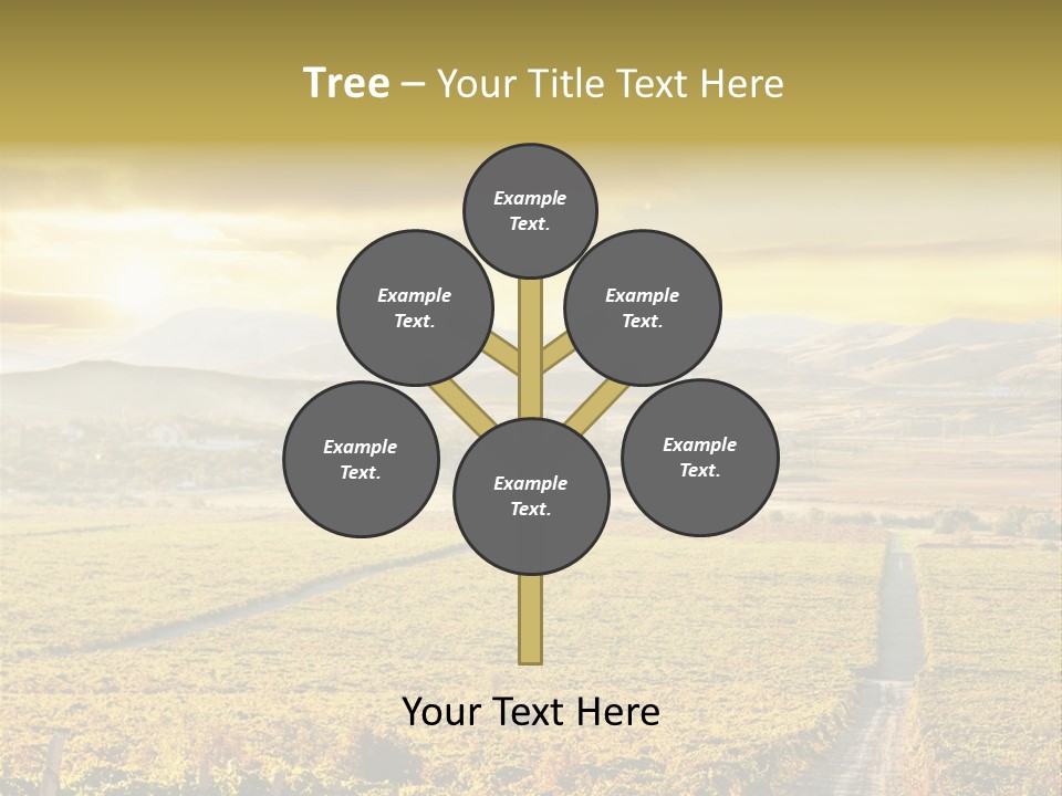 Pastoral Rural Fruit PowerPoint Template