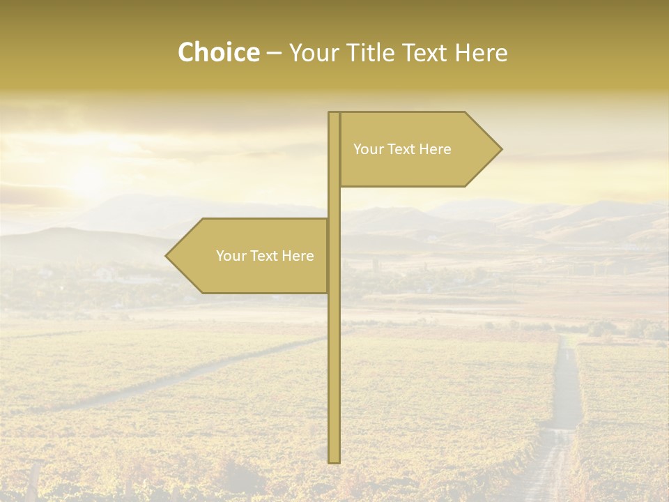 Pastoral Rural Fruit PowerPoint Template