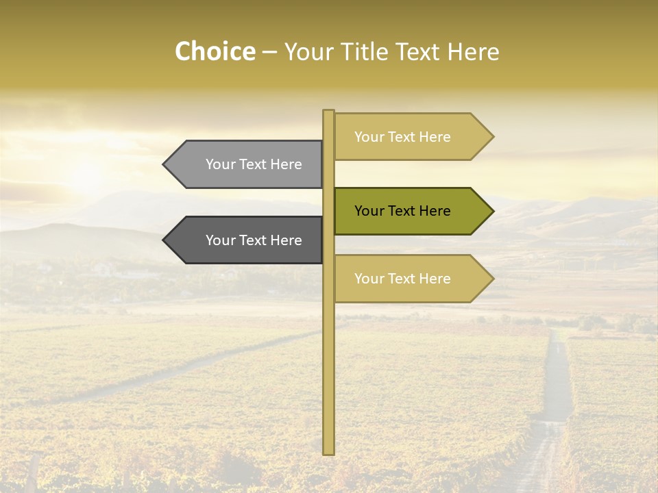 Pastoral Rural Fruit PowerPoint Template