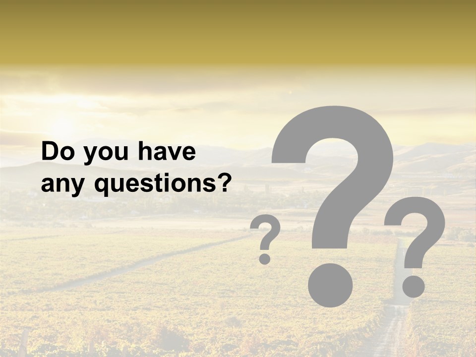 Pastoral Rural Fruit PowerPoint Template