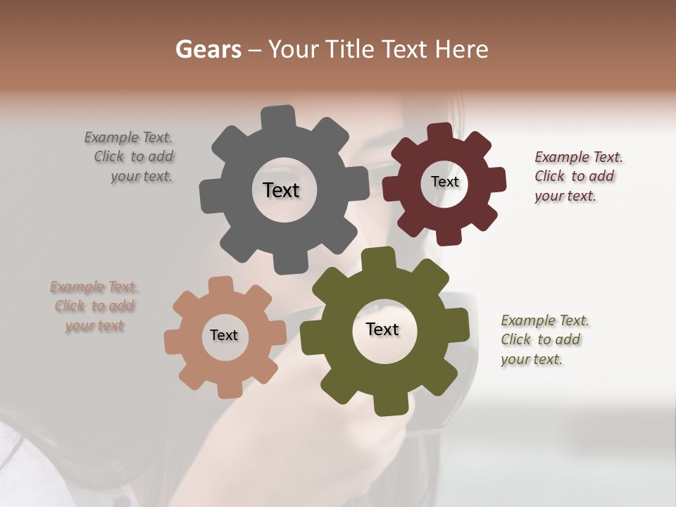 Outdoor Sitting Attractive PowerPoint Template