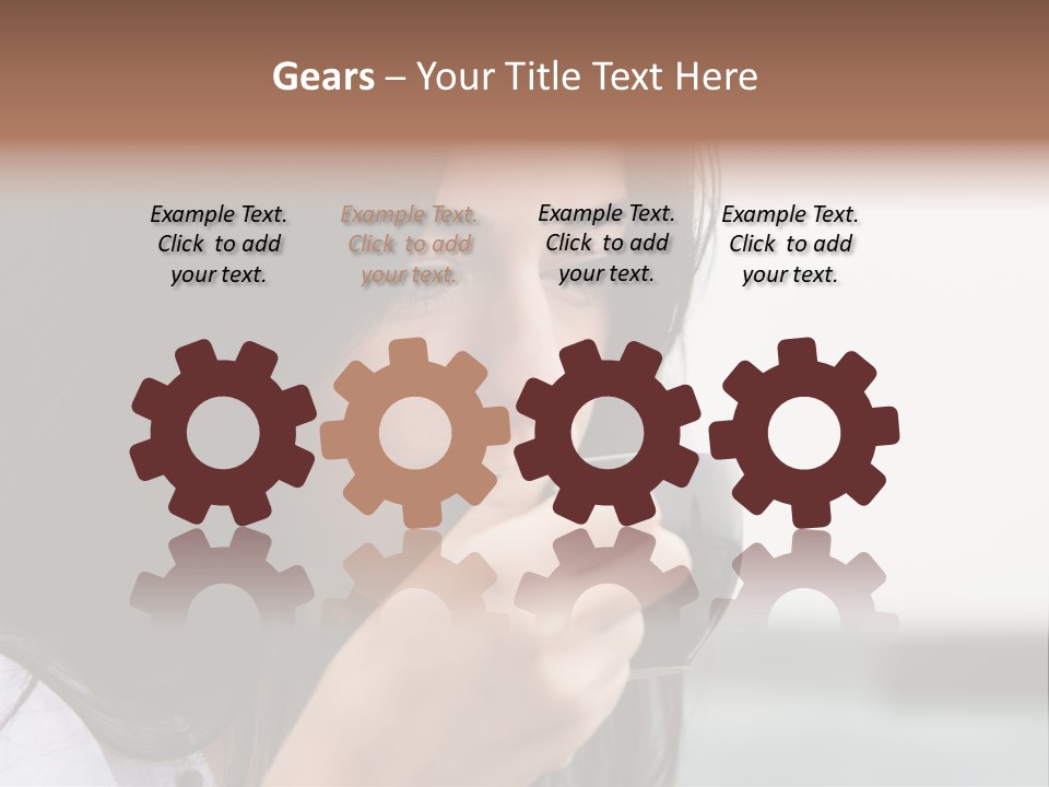 Outdoor Sitting Attractive PowerPoint Template