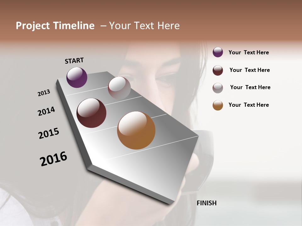 Outdoor Sitting Attractive PowerPoint Template
