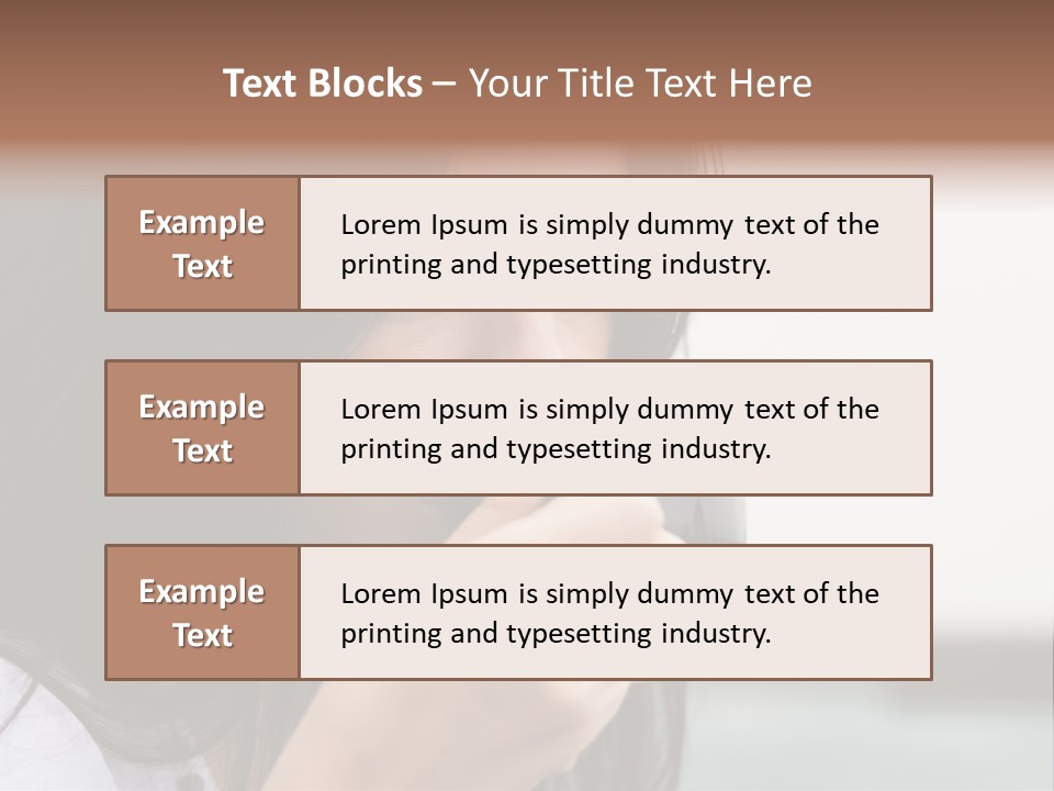 Outdoor Sitting Attractive PowerPoint Template