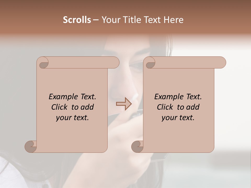 Outdoor Sitting Attractive PowerPoint Template