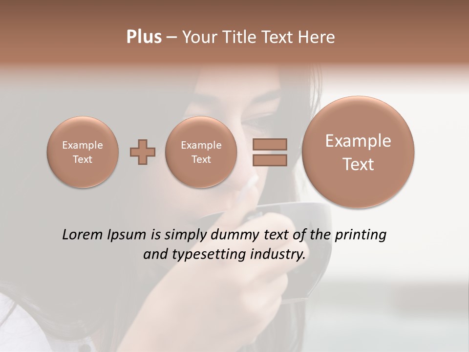 Outdoor Sitting Attractive PowerPoint Template