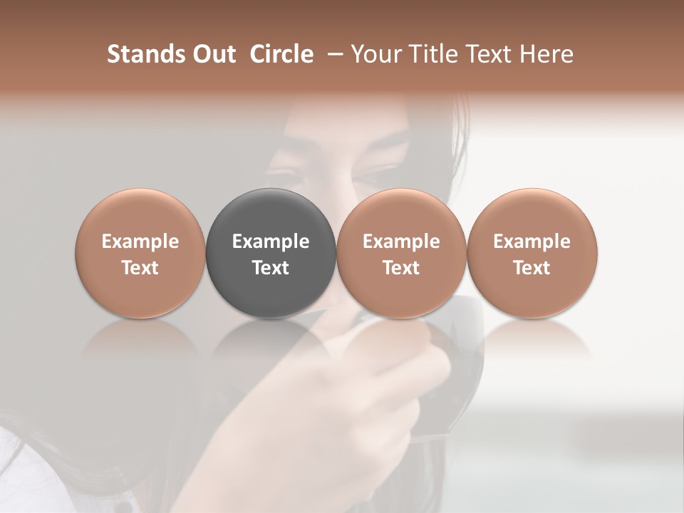 Outdoor Sitting Attractive PowerPoint Template