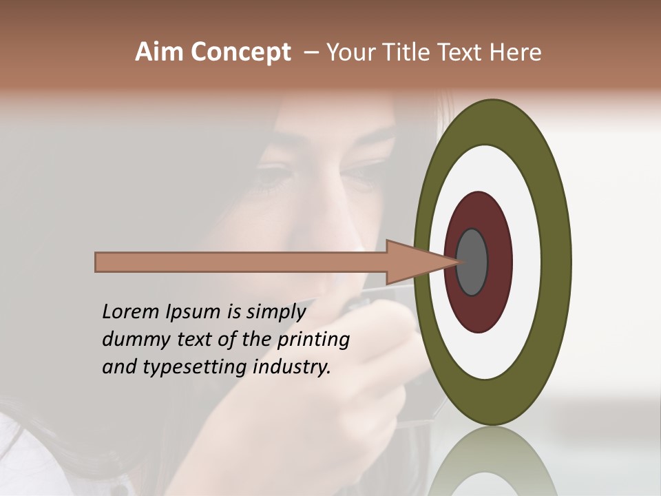 Outdoor Sitting Attractive PowerPoint Template