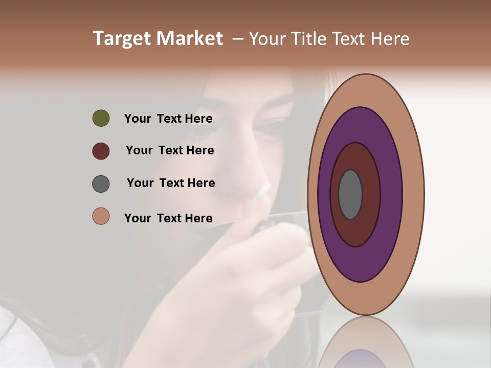 Outdoor Sitting Attractive PowerPoint Template