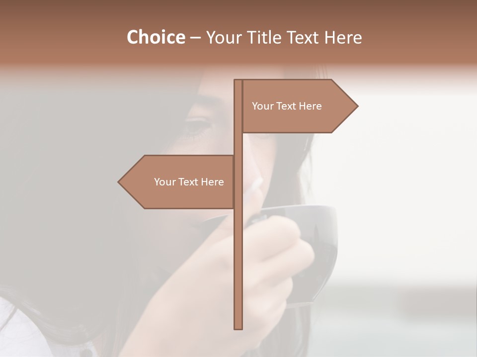 Outdoor Sitting Attractive PowerPoint Template