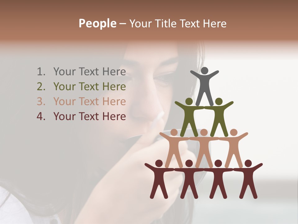 Outdoor Sitting Attractive PowerPoint Template