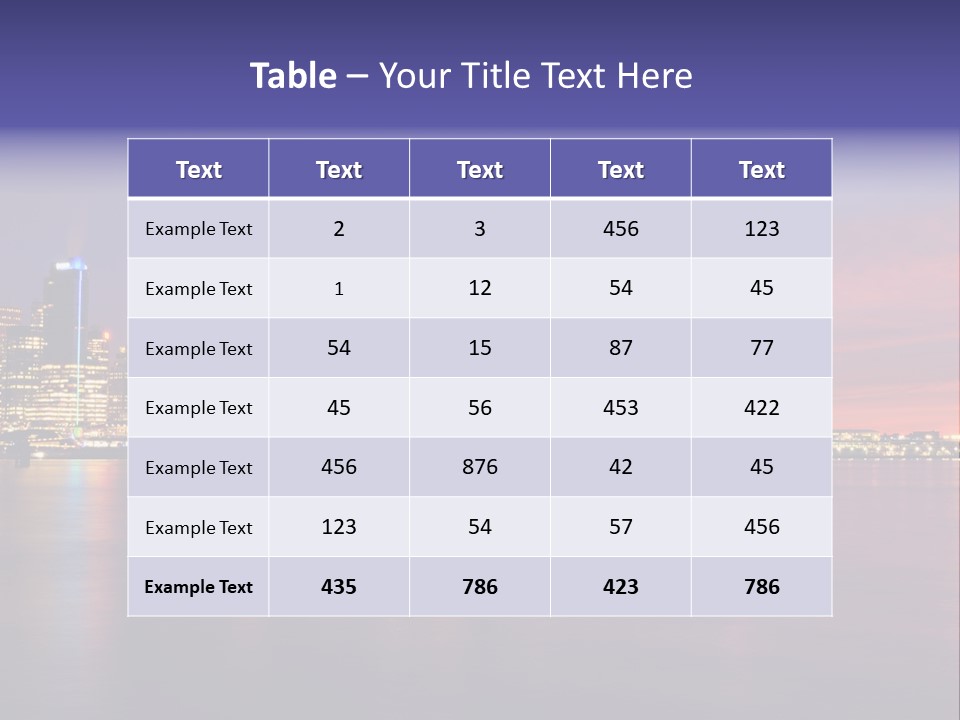 Vancouver Scenic PowerPoint Template