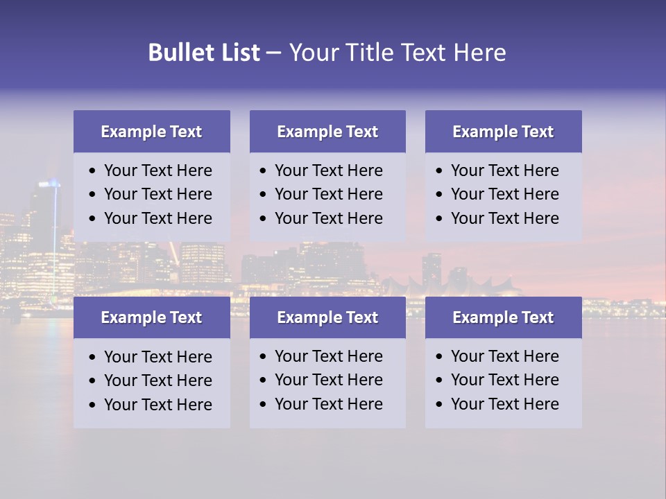 Vancouver Scenic PowerPoint Template