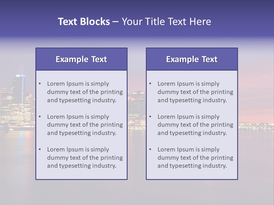 Vancouver Scenic PowerPoint Template
