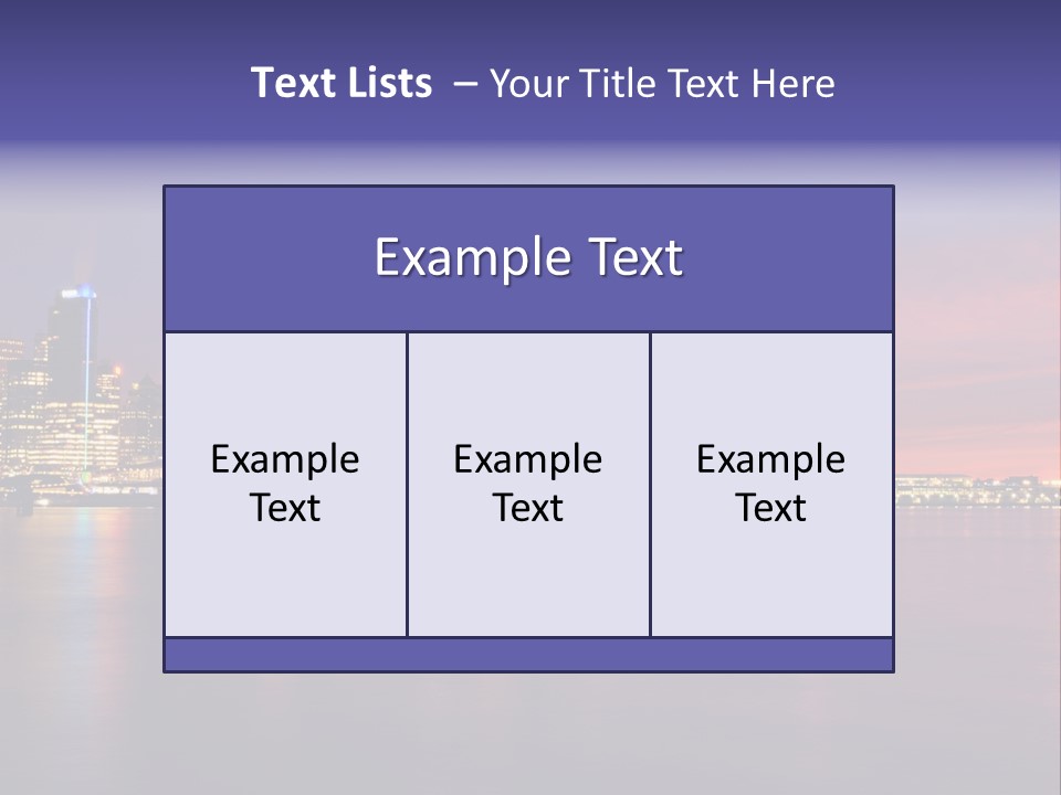 Vancouver Scenic PowerPoint Template