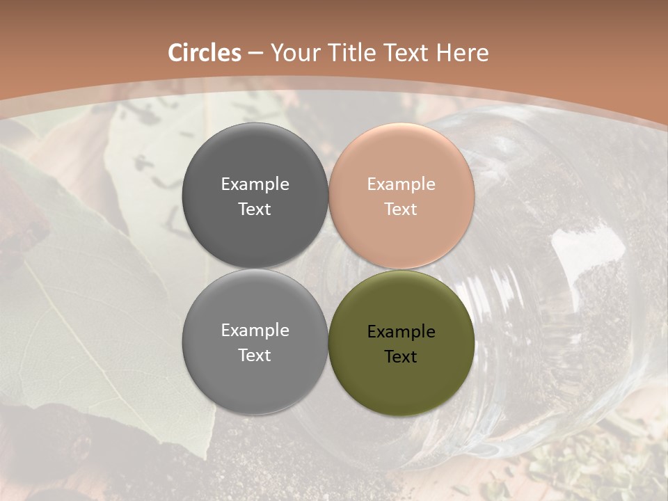 Herb Eating Ingredient PowerPoint Template