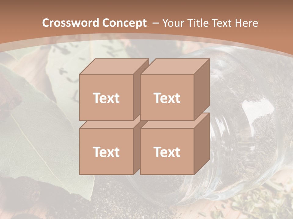 Herb Eating Ingredient PowerPoint Template