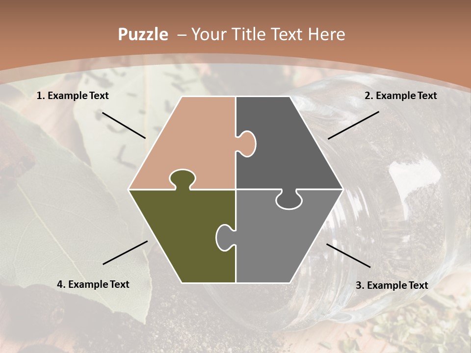 Herb Eating Ingredient PowerPoint Template