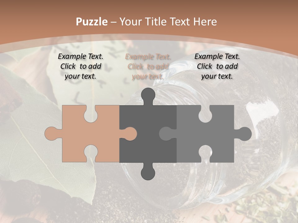 Herb Eating Ingredient PowerPoint Template