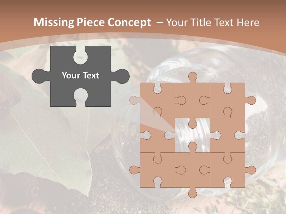 Herb Eating Ingredient PowerPoint Template