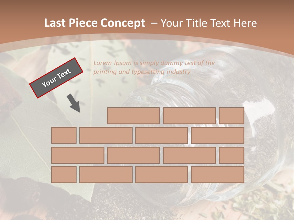 Herb Eating Ingredient PowerPoint Template