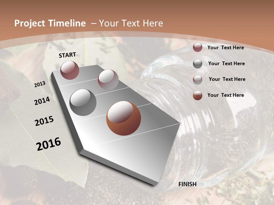 Herb Eating Ingredient PowerPoint Template