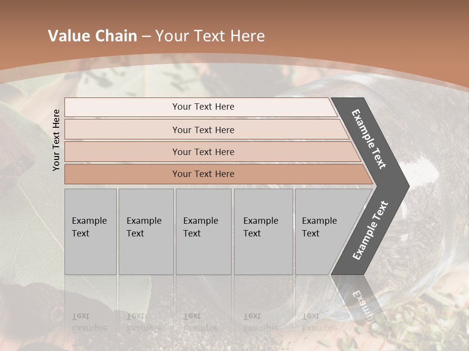 Herb Eating Ingredient PowerPoint Template