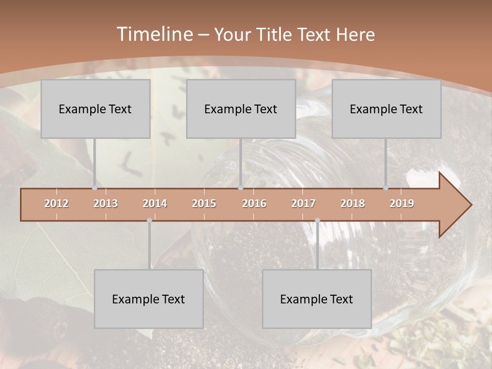 Herb Eating Ingredient PowerPoint Template