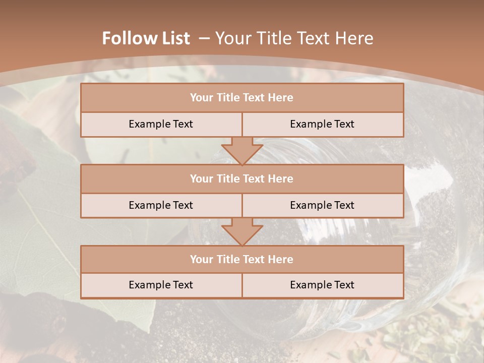 Herb Eating Ingredient PowerPoint Template