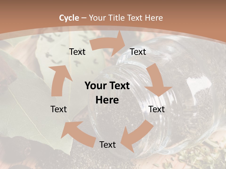 Herb Eating Ingredient PowerPoint Template