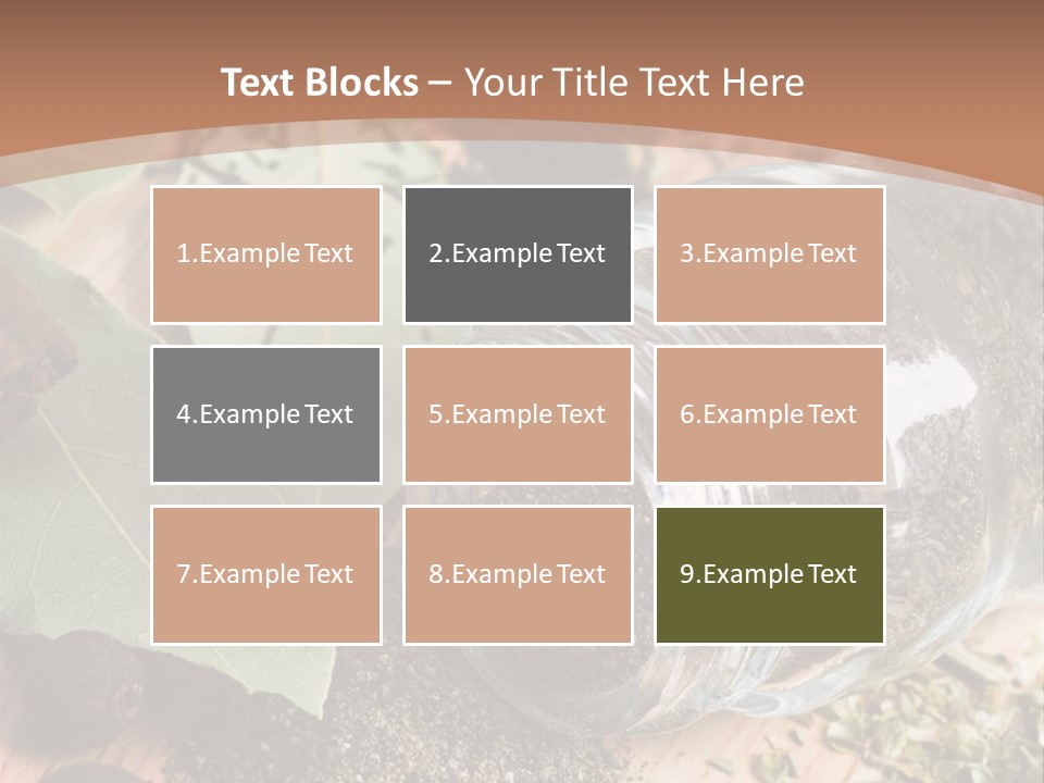 Herb Eating Ingredient PowerPoint Template