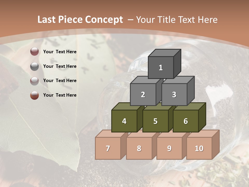 Herb Eating Ingredient PowerPoint Template