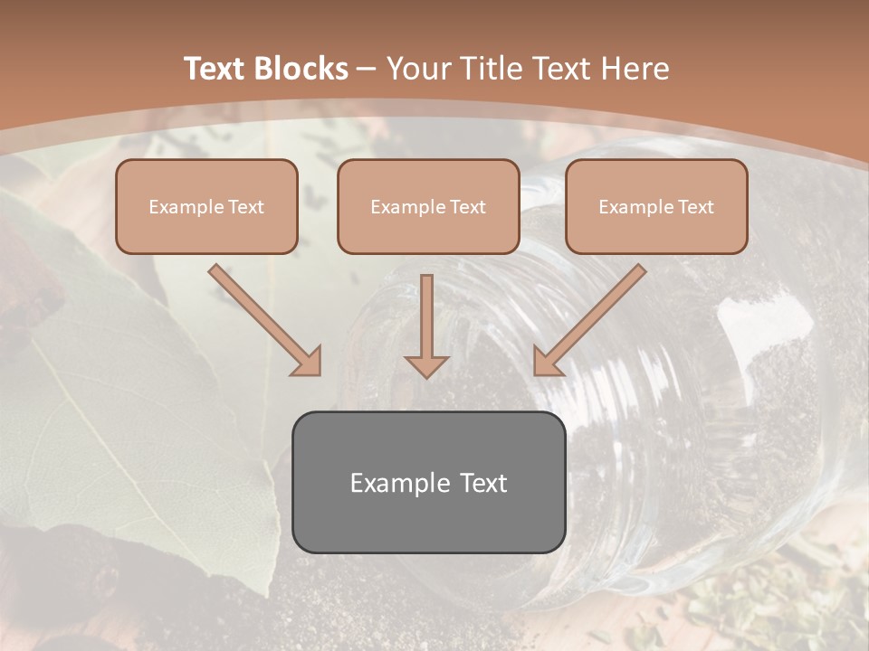 Herb Eating Ingredient PowerPoint Template