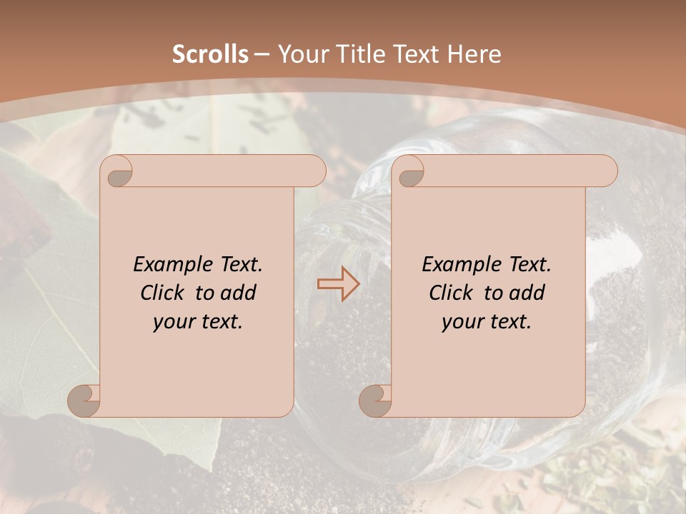 Herb Eating Ingredient PowerPoint Template