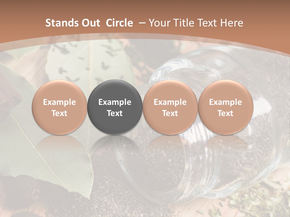 Herb Eating Ingredient PowerPoint Template