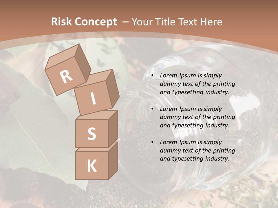 Herb Eating Ingredient PowerPoint Template