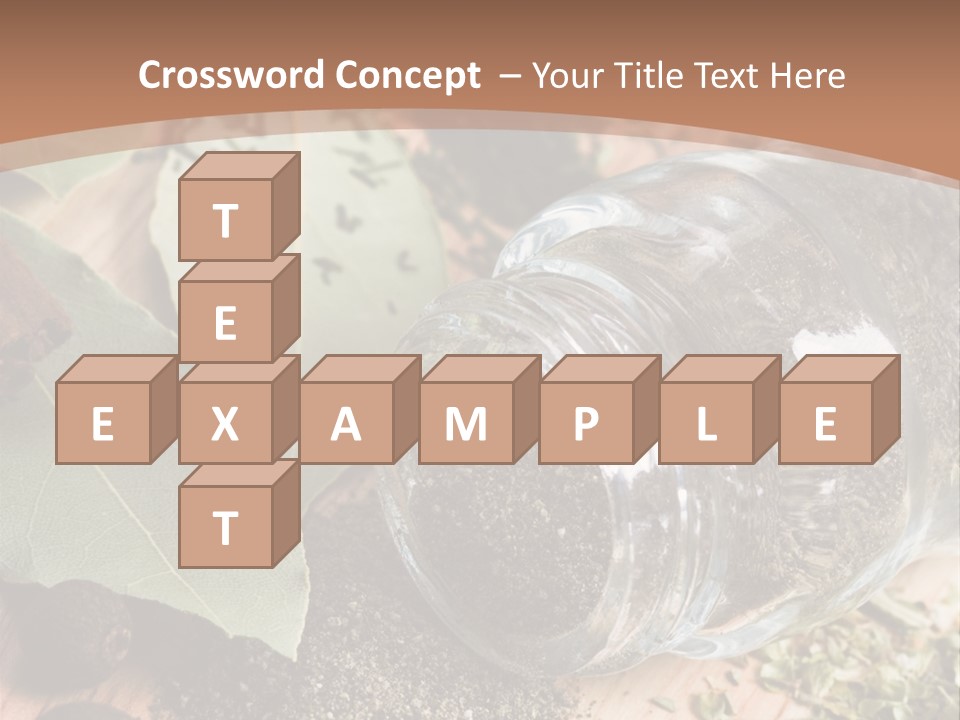 Herb Eating Ingredient PowerPoint Template